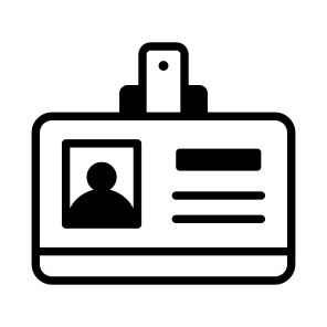 Student Id, Pass, Entry, Identification, Card icon