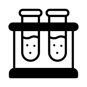 Test Tubes, Tube Rack, Samples, Glassware, Lab Rack icon