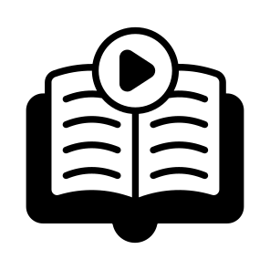 Video Course, Lesson, Tutorial, Book, Education icon