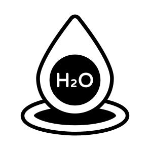 Water Formula, Drop, Droplet, Liquid, Aqua icon