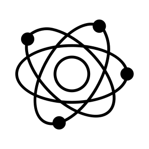 Atom, Molecule, Science, Chemistry, Education icon