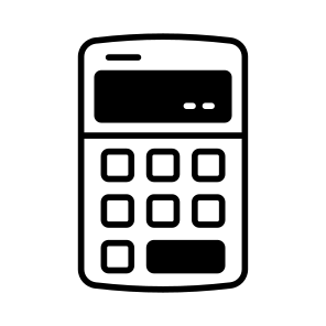 Calculator, Totalizer, Adding, Machine, Device icon