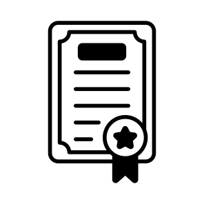 Certificate, Achievement, Document, Diploma, Award icon