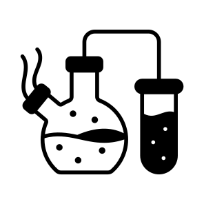 Chemistry, Experiment, Beaker, Science, Education icon