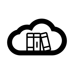 Cloud, Library, Books, Online, Reading icon