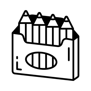 Color, Pencils, Stationery, Drawing, Drafting icon