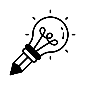 Creative, Writing, Skills, Innovative, Idea icon