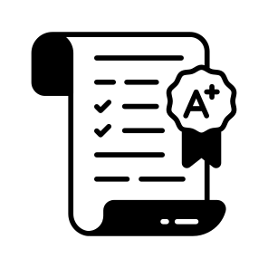 Grade, Sheet, A Plus, Exam, Result icon