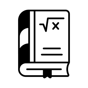 Math, Knowledge, Education, Course, Handbook icon