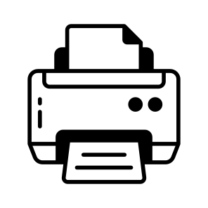 Printer, Printing, Machine, Device, Technology icon