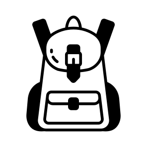 ,school, Bag, Knapsack, Rucksack, Haversack icon