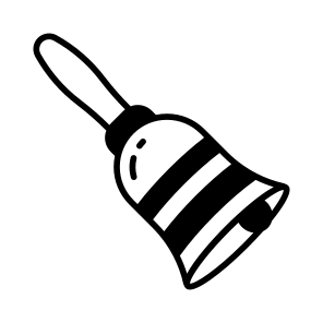 School, Bell, Sleigh, Hand Bell, Ringer icon