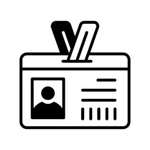 Student, Id, Identification, Information, Card icon