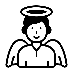 Angel, Guardian, Spiritual, Religious, Halo icon