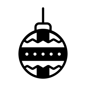 Bauble, Hanging, Light, Christmas, Decoraion, icon