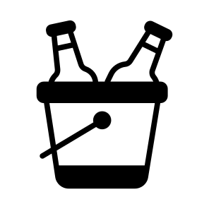 Bucket, Drink, Chiller, Beverage, Champagne icon