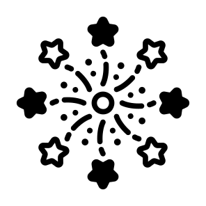 Fireworks, Firecrackers, Pyrotechnics, Celebration, Party icon