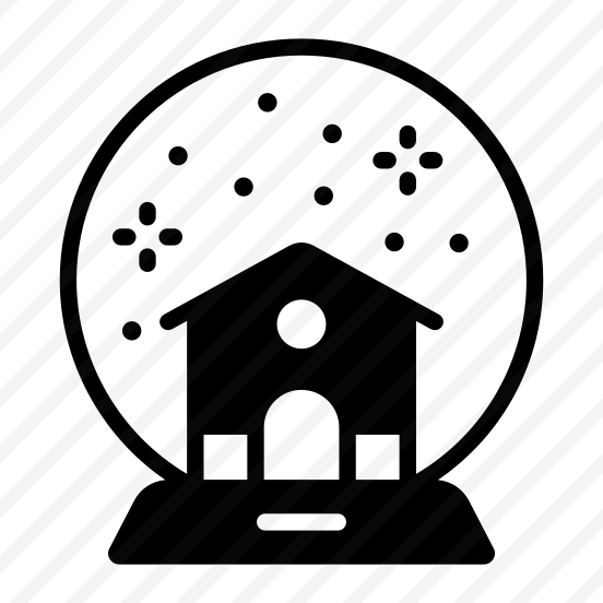 Globe, Ball, Crystal, Snow, House preview