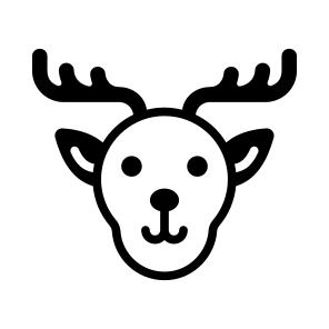 Reindeer, Deer, Stag, Animal, Creature icon