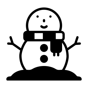 Snowman, Statue, Sculpture, Play, Winter icon