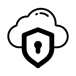 Cloud, Storage, Online, Privacy, Security icon