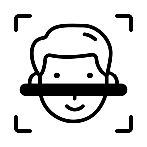 Face, Head, Scan, Imaging, Identification icon