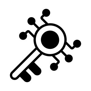 Key, Encryption, Access, Digital, Passkey icon