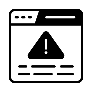 Website, Site, Web, Online, Error icon