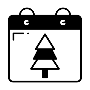 Calendar, Event, Schedule, Christmas, Almanac icon