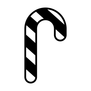 Candy, Cane, Sweet, Confectionery, Stick icon