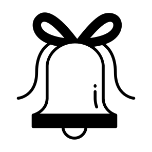 Christmas, Bell, Jingle, Ringing, Alarm icon