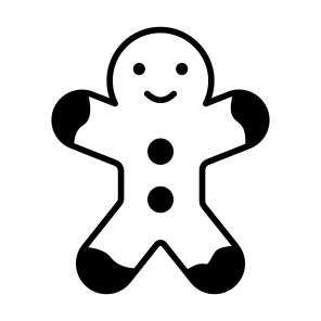 Gingerbread, Bread, Baked, Loaf, Confectionery icon