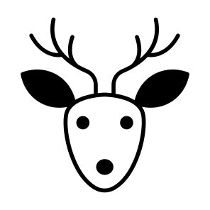 Reindeer, Christmas, Animal, Horns, Antler icon