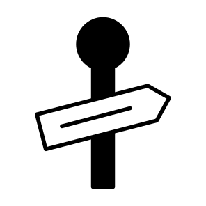 Signpost, Guidepost, Direction, Information, Board icon
