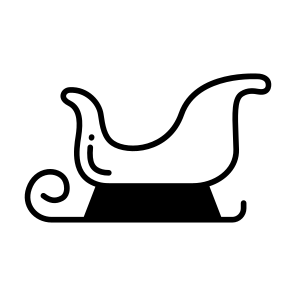 Sleigh, Transport, Conveyance, Vehicle, Ride icon