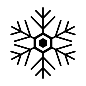 Snowflake, Winter, Cold, Snow, Weather icon