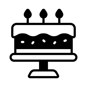 Cake, Dessert, Sweet, Food, Confectionery, icon