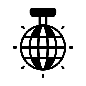 Disco Ball, Light, Prop, Decor, Ornament icon