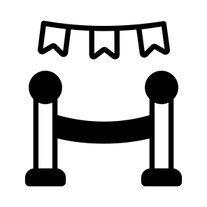 Entrance Pole, Carpet, Entrance, Vip Entry, Barrier icon