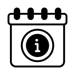 Event Info, Planner, Calendar, Schedule, Reminder icon