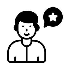 Event Review, Feedback, Rating, Testimonial, Comment icon