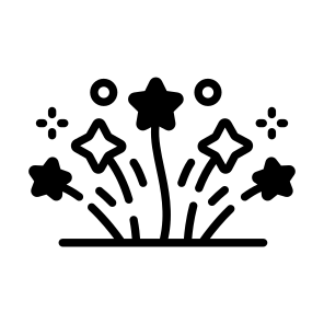 Fireworks, Firecrackers, Pyrotechnics, Celebration, Party icon