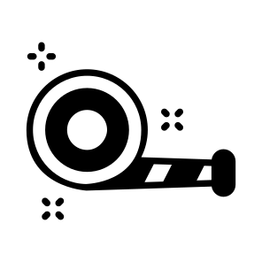 Party Blower, Party Pipe, Noisemaker, Celebration, Event Blower icon