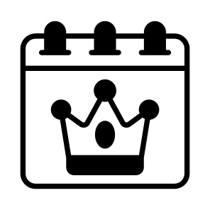 Royal Event, Planner, Calendar, Schedule, Reminder icon