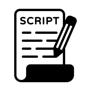 Script, Speech Notes, Writing, Paper, Draft icon