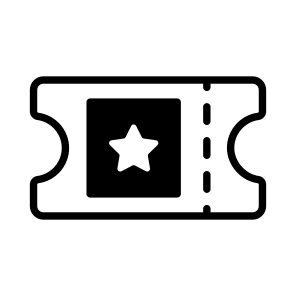 Ticket, Pass, Entry, Coupon, Voucher icon