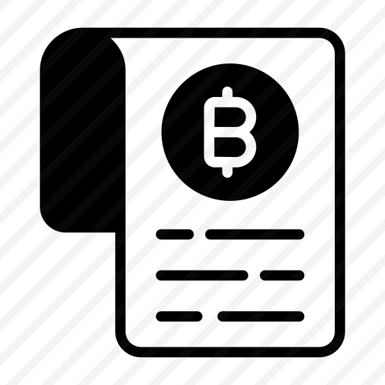 Bill, Invoice, Receipt, Statement, Crypto preview