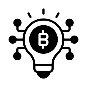 Idea, Innovation, Asset, Bitcoin, Crypto icon