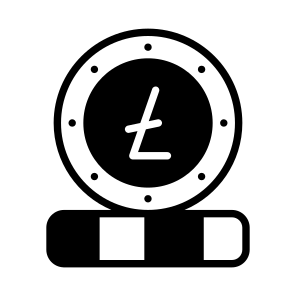 Litecoin, Token, Asset, Crypto, Cryptocurrency icon