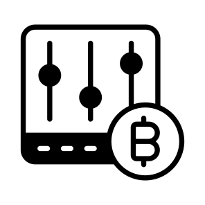 Trading, Chart, Market, Bitcoin, Crypto icon
